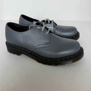 Dr. Martens Metallic Chunky Oxford Platform Boots